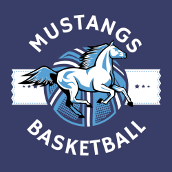 Mustangs Basketball Team T Shirts