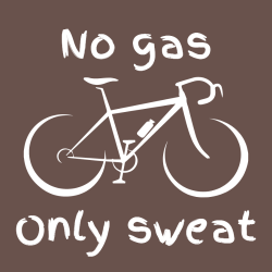No Gas Only Sweat - Biking T-shirts