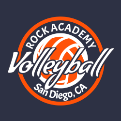 Rock Academy Volleyball San Diego, Ca - Volleyball T-shirts