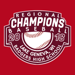 Badgers Regional Champions - Baseball T-shirts