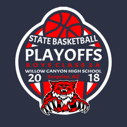 Wildcats Basketball Playoffs - Basketball T-shirts