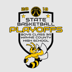 Yellow Jackets Basketball Playoffs - Basketball T-shirts