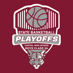 Cougars Basketball Playoffs - Basketball T-shirts