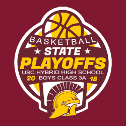 Trojans Basketball Playoffs - Basketball T-shirts