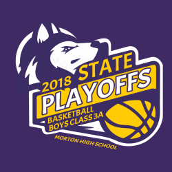 Huskies Playoffs Basketball - Basketball T-shirts