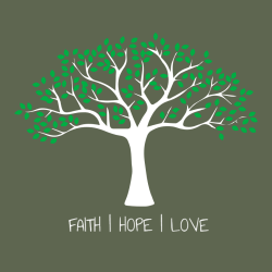 Faith hope love - Christian T-shirts