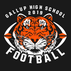 Gallup High School Football 2019 - Teamwear T-shirts