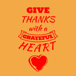 give thanks with a grateful heart thanksgiving t shirts