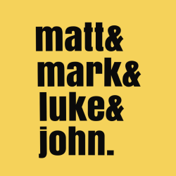 matt & mark & luke & john - Christian T-shirts