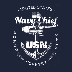 United States Navy Chief USN Country Honor Duty