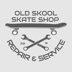 Skate Shop Repair & Service 20 18 Old Skool - Skateboarding T-shirts