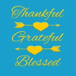 Thankful Grateful Blessed - Thanksgiving T-shirts