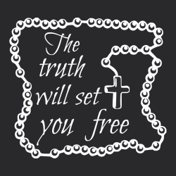 the truth will set you free christian shirt designs