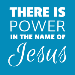 There is power in the name of jesus - Christian T-shirts