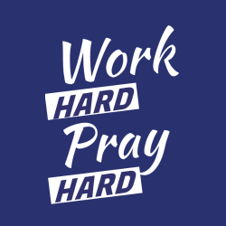 Work hard pray hard - Christian T-shirts
