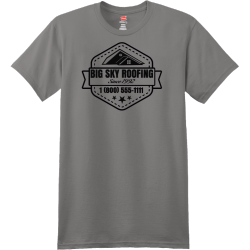  Big Sky Roofing 1 (800) 555-1111 Since 1992   - Roofing T-shirts