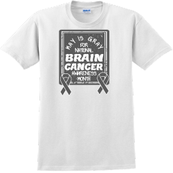 Brain Cancer T-shirts