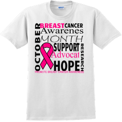 Breast Cancer Awareness T-shirts