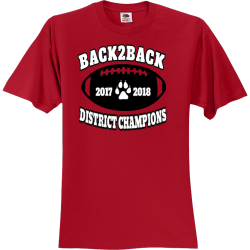 Design a cool t-shirt for a middle school football championship team., T- shirt contest