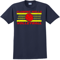 Flowing Wells Volleyball - Volleyball T-shirts