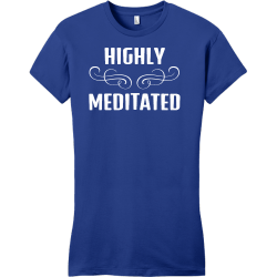 Highly Meditated - Yoga T-shirts