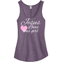 Jesus Loves This Girl  - Church Tank Tops