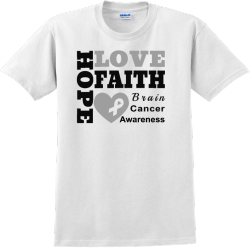 Brain Cancer T-shirts