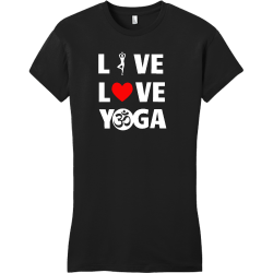 Live Love Yoga - Yoga T-shirts
