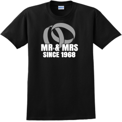 Mr & Mrs Since 1968 - Anniversary T-shirts