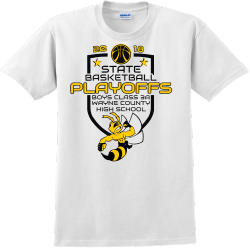 Yellow Jackets Basketball Playoffs - Basketball T-shirts