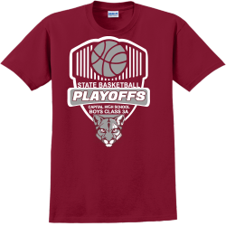 Cougars Basketball Playoffs - Basketball T-shirts