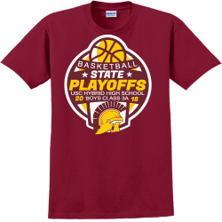 Trojans Basketball Playoffs - Basketball T-shirts