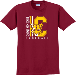 Central High School Baseball - Baseball T-shirts