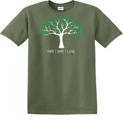 Faith hope love - Christian T-shirts