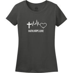 faith hope love - Christian T-shirts