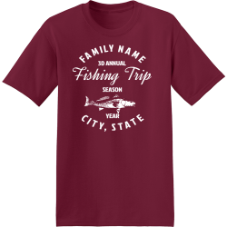 fishing trip shirt designs t shirts