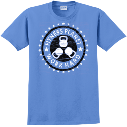 Fitness Planet Work Hard - Fitness T-shirts