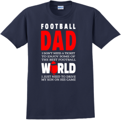 Football Dad - Fanwear T-shirts