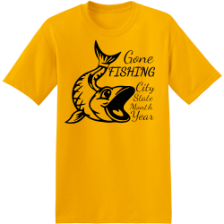 gone fishing shirt designs t shirts