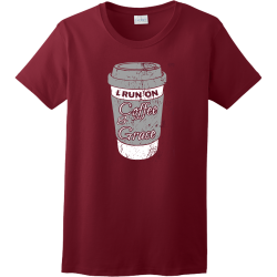 I Run On Coffee & Grace - Christian T-shirts
