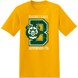 Jefferson High School Basketball - Basketball T-shirts