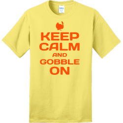 Keep Calm And Gobble On - Thanksgiving T-shirts