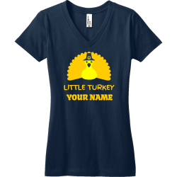 Little Turkey Your Name - Thanksgiving T-shirts
