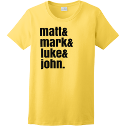 matt & mark & luke & john - Christian T-shirts