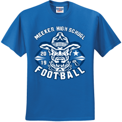 Meeker High School Football 2019 - Teamwear T-shirts
