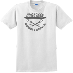 Skate Shop Repair & Service 20 18 Old Skool - Skateboarding T-shirts
