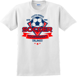 Soccer Tournament  Youth League  - Soccer T-shirts