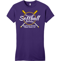 Softball Bayfront Charter Chula Vista, Ca - Softball T-shirts