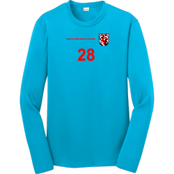 Manga-Larga-youth Charlies Boy's 100% Polyester Long Sleeves Sport-Tek YST350LS