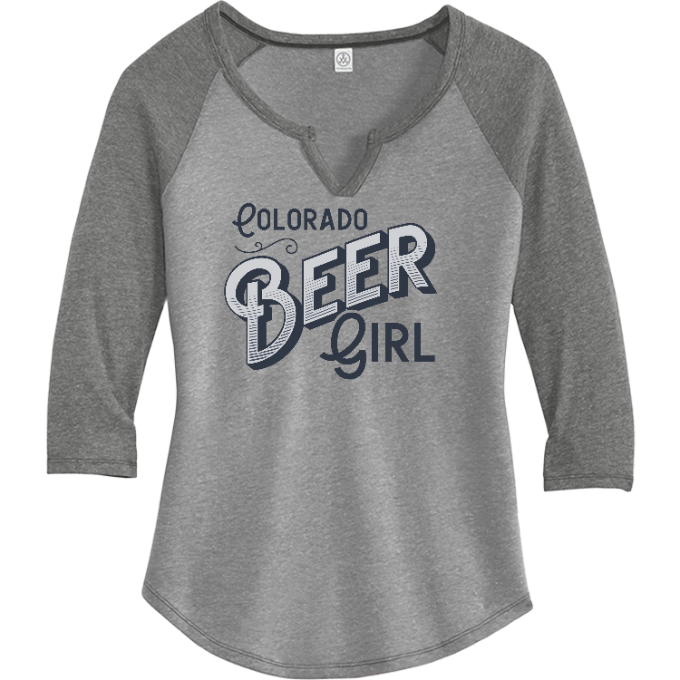 co beer girl DISCONTINUED Women's 50/50 Cotton/Polyester TShirts